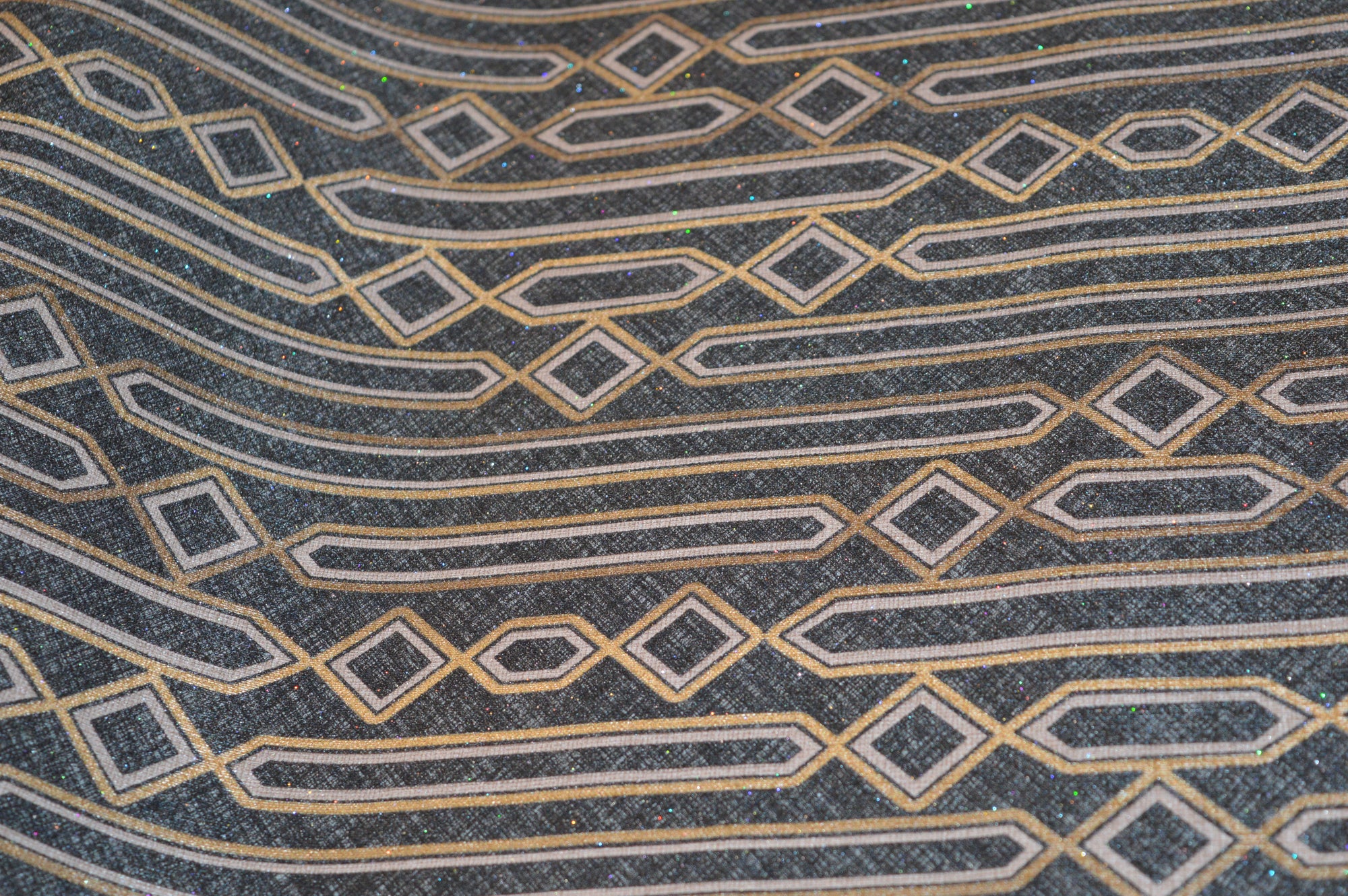 Lifestyle Monolya Sparkly Black & Gold Wallpapers - DK.23650-4