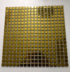 Mirrored Gold Glass Mosaic Tile-300*300*8mm-11sheets-1m2