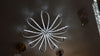Flower thin metallic frame crystallic LED incorporated light [A100420-18]