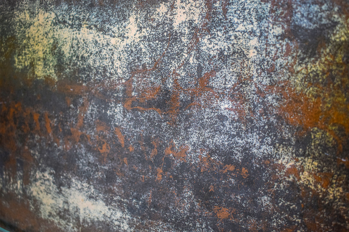 Dark Brown Rust Effect with silver Porcelain Tiles 600 x 600 x 10 mm [6JS008]