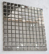 Mirrored Silver Metal Ceramic Mosaic Tile-300*300*8mm-11sheets-1m2