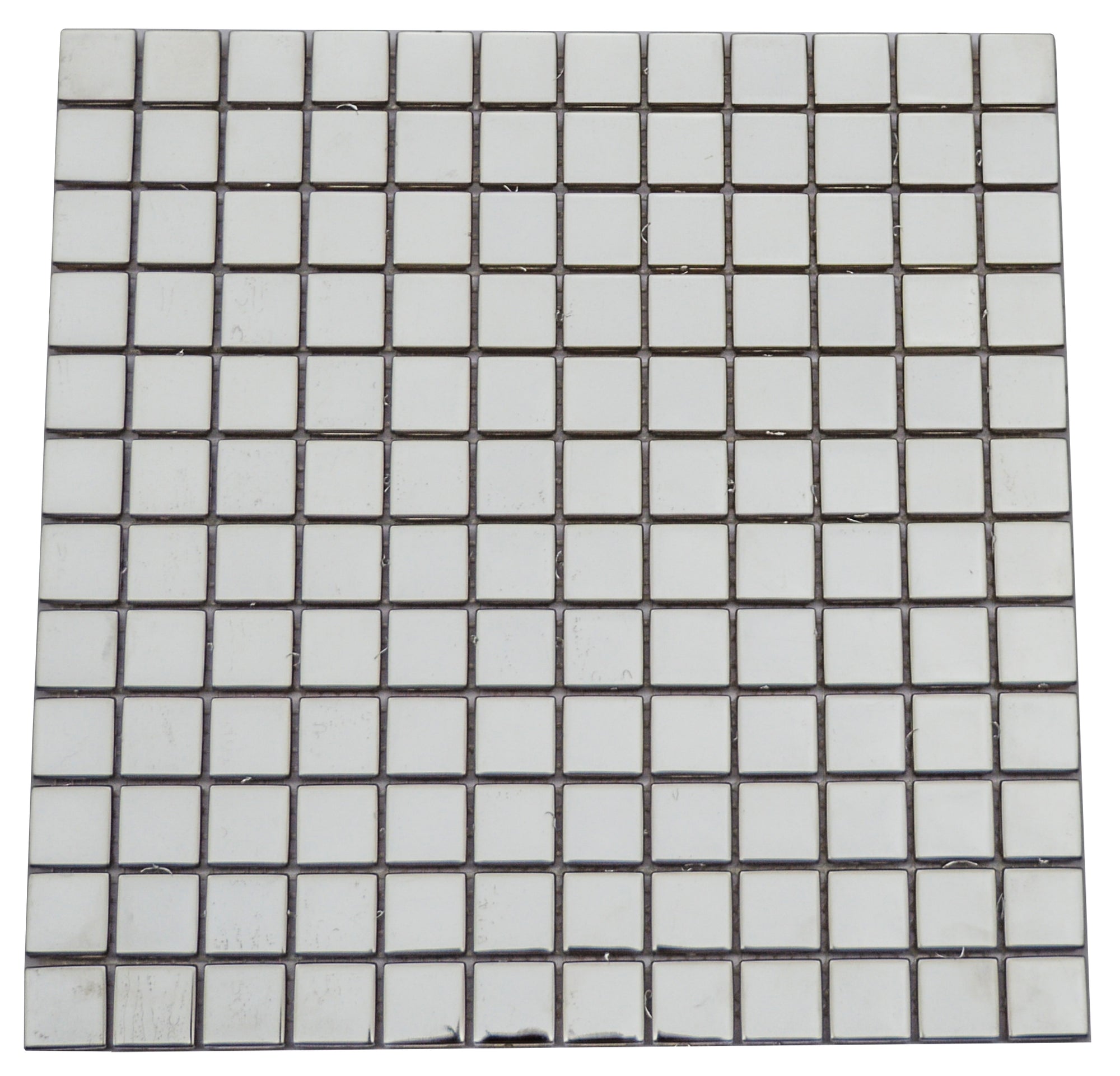 Mirrored Silver Aluminium Ceramic Mosaic Tiles-300*300*8mm-11sheets-1m2