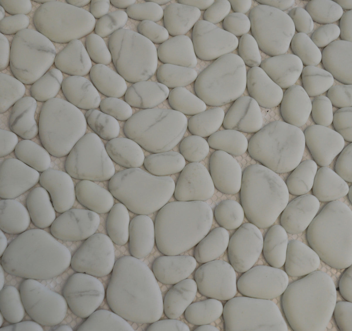 White Stone Pebbles Mosaics-300*300*8mm-11sheets-1m2-DXMQ2
