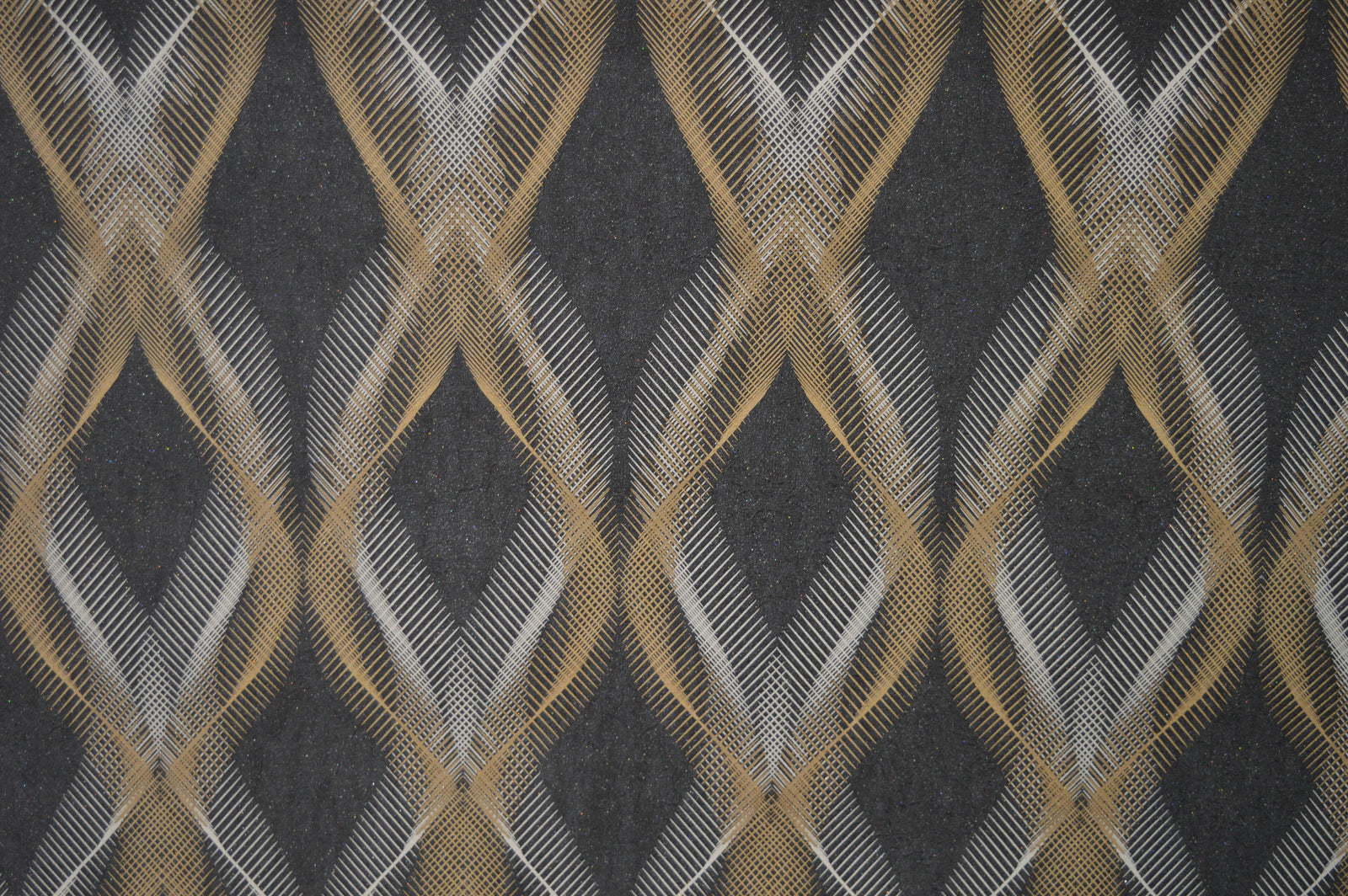 Lifestyle Black and Gold, Grey and Silver Modern Homes Double Width Wallpapers- DK.23940-2 & 4