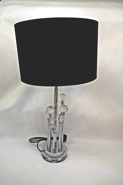 Ladder Crystallic and strong metal frame table lamp [F090S]