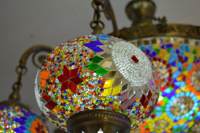 Hanging Small Globes Pendant Turkish Pendant Light