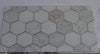 Porcleain Decor Tiles in HEX Greyscale | 1 sheet 60 x 30 cm | 6 tiles 1 sqm