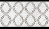 Porcleain Decor Tiles in large Greyscale with silver trim | 1 sheet 60 x 30 cm | 6 tiles 1 sqm
