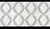 Porcleain Decor Tiles in large Greyscale with silver trim | 1 sheet 60 x 30 cm | 6 tiles 1 sqm