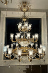 Modern Luxury Crystal Chandeliers –Round(Gold)-6806-8 & 10,Rectangle-6810-10K