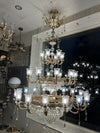 Modern Luxury Crystal Chandeliers –Round(Gold)-6806-8 & 10,Rectangle-6810-10K