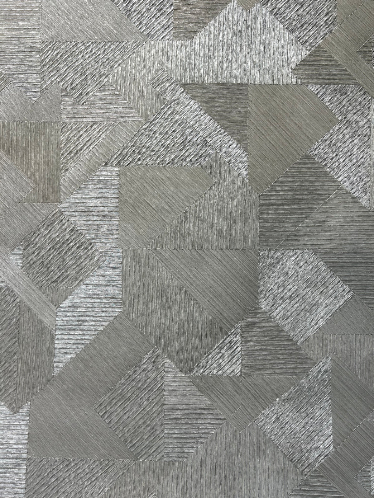 Silver 3D Pattern Wallpapers-AE11605-15mtr Length and 1mtr Width-Equal to Normal 3Rolls