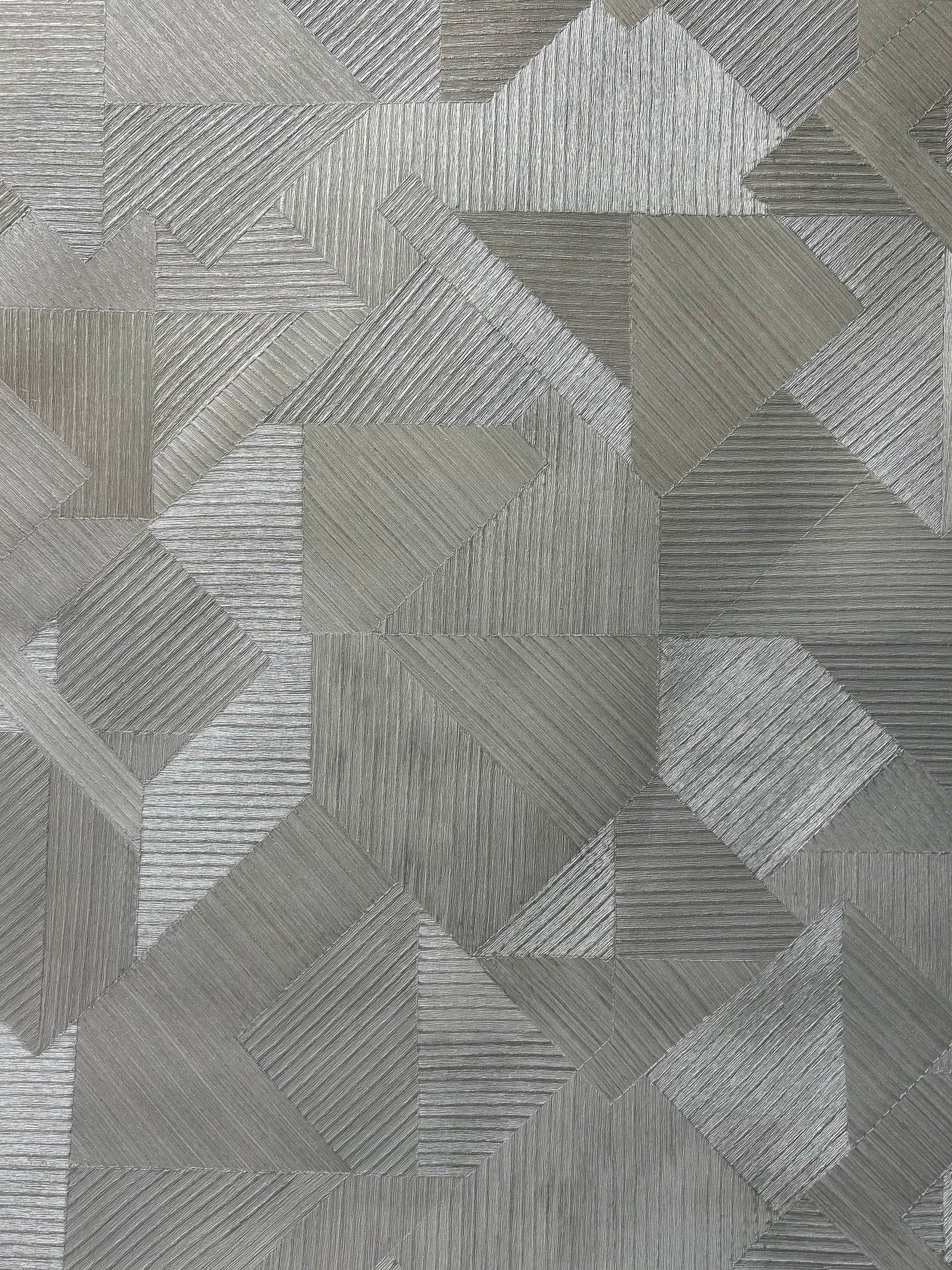 Silver 3D Pattern Wallpapers-AE11605-15mtr Length and 1mtr Width-Equal to Normal 3Rolls