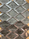 Dark Grey Rhombus Mosaic Tile