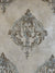 Cream with gold and blue beige damask pattern Luxury Wallpapers -15mtr Length and 1mtr Width-Equal to Normal 3Rolls-BU11501 & 506