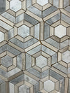 Beige,White & Grey Texture Marble Mosaic Tiles |300X300X8mm|11=1m2-Code: DZ-1