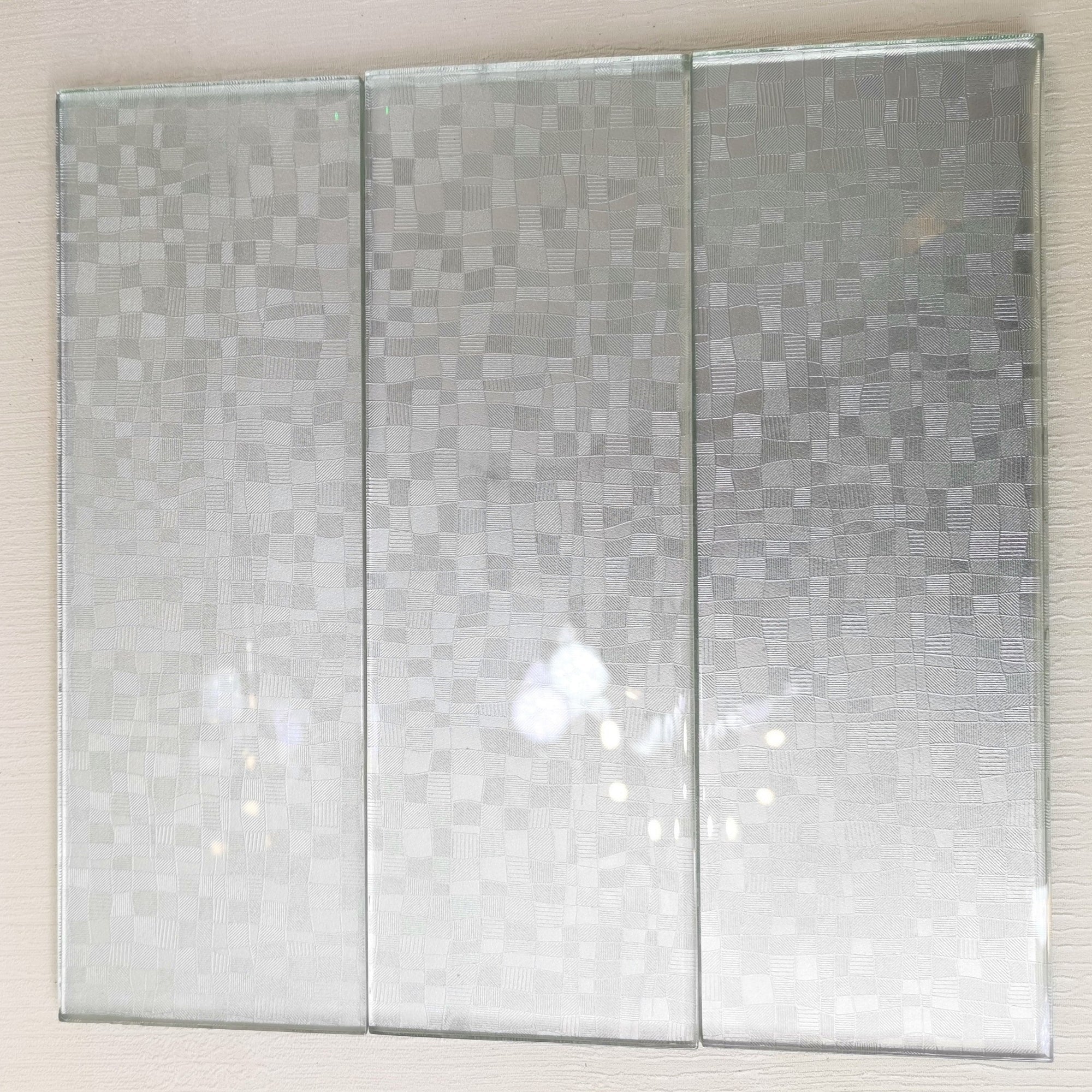 Olive Slate/Metro Glass Mosaic Tile-300 x 100 x 8 mm
