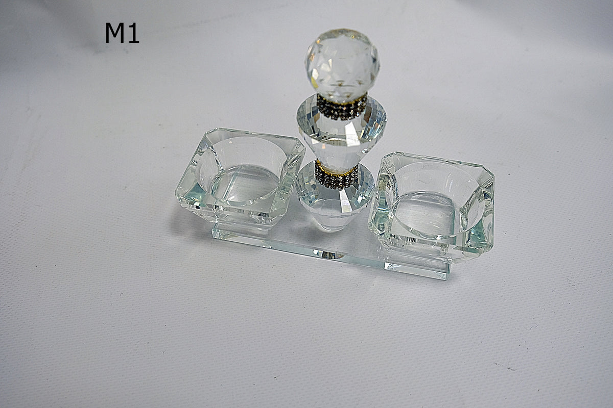 Dual Crystal Candle Holders