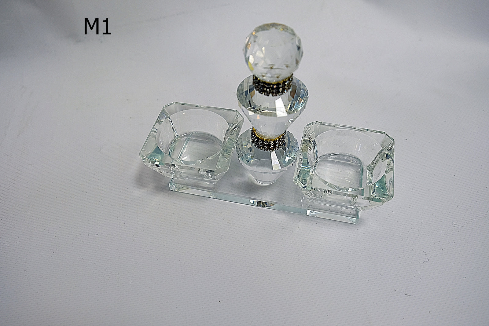 Dual Crystal Candle Holders