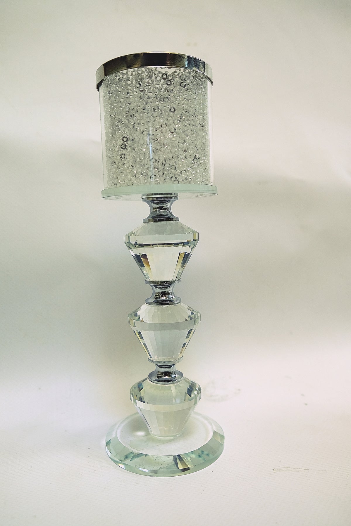 Crystal Tall Candle Holders