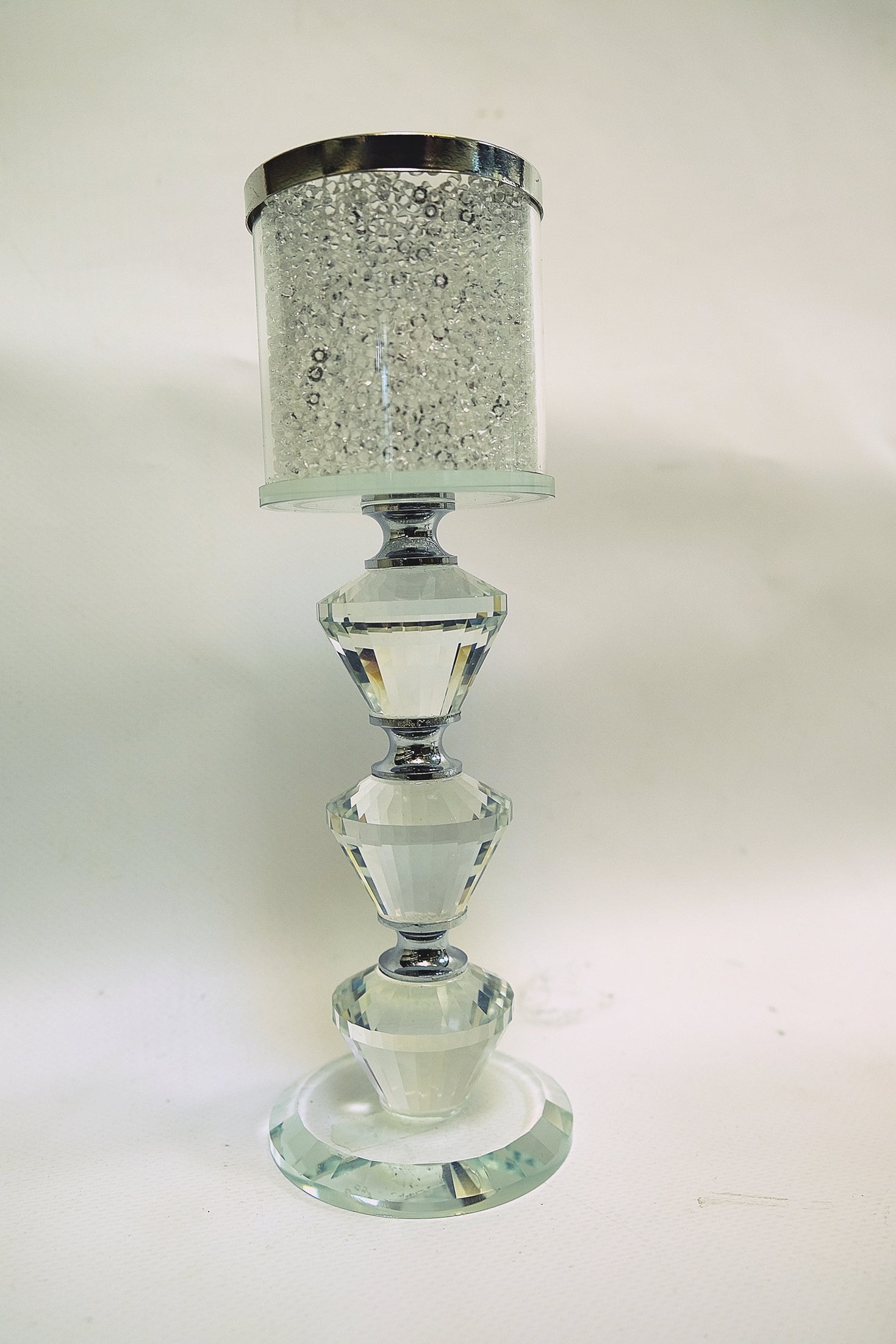 Crystal Tall Candle Holders