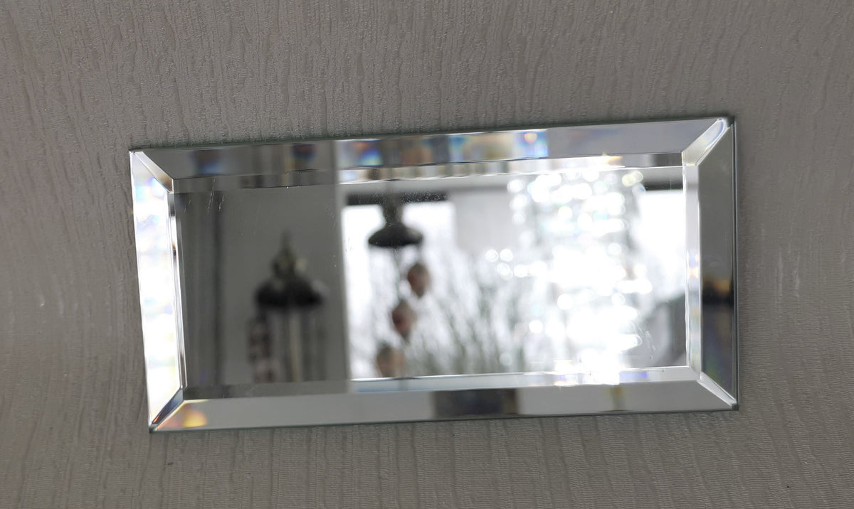 Full Bodied Metro Mirror Glass Mosaic Tiles with bevelled edges-75*150*8mm & 75*300*8mm