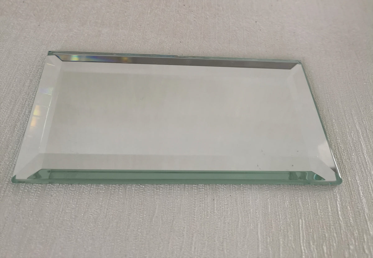 Full Bodied Metro Mirror Glass Mosaic Tiles with bevelled edges-75*150*8mm & 75*300*8mm