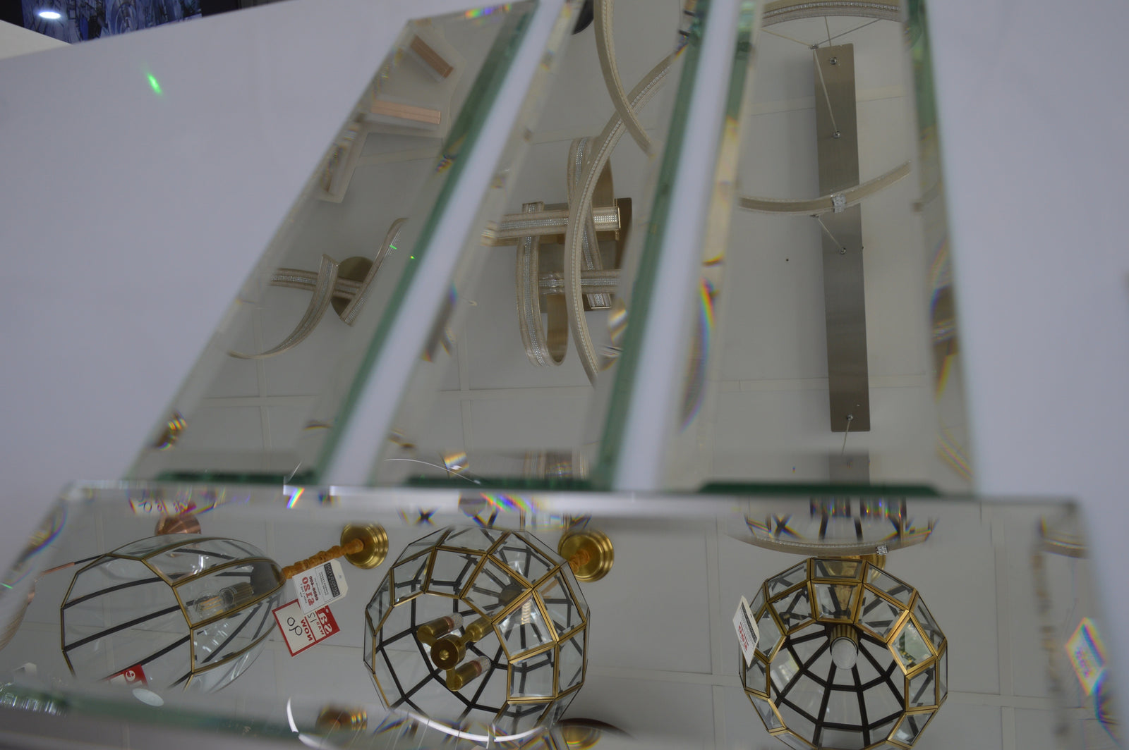 Full Bodied Metro Mirror Glass Mosaic Tiles with bevelled edges-75*300*8mm-45tiles-1m2