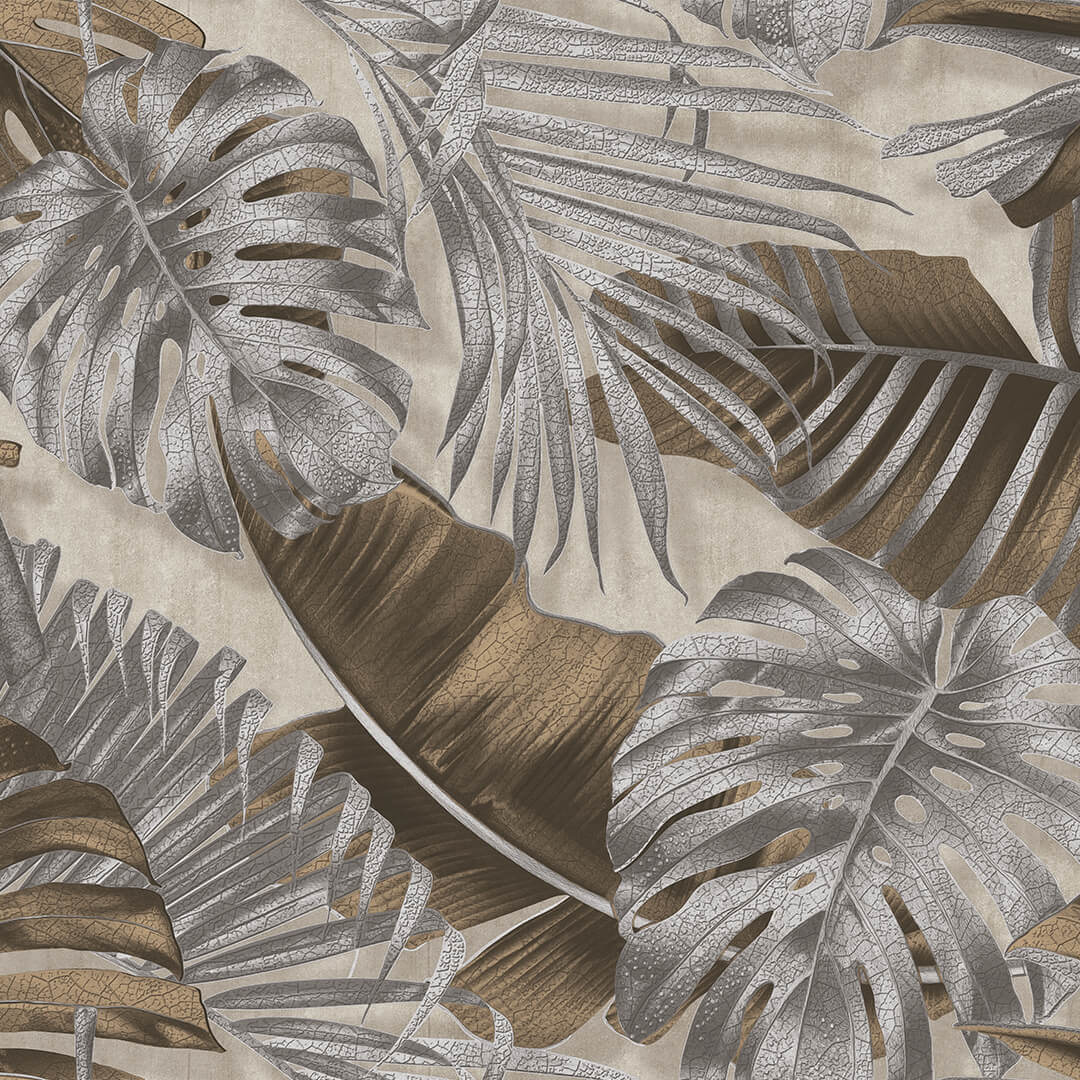 Natura Wallpapers-Cream & Gold, Black & Gold  - DK.22860-2 & 5