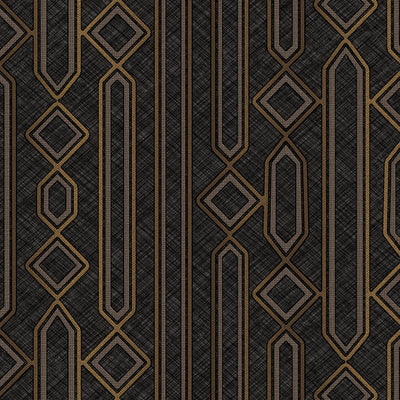 Lifestyle Monolya Sparkly Black & Gold Wallpapers - DK.23650-4