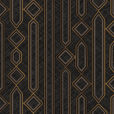 Lifestyle Monolya Sparkly Black & Gold Wallpapers - DK.23650-4