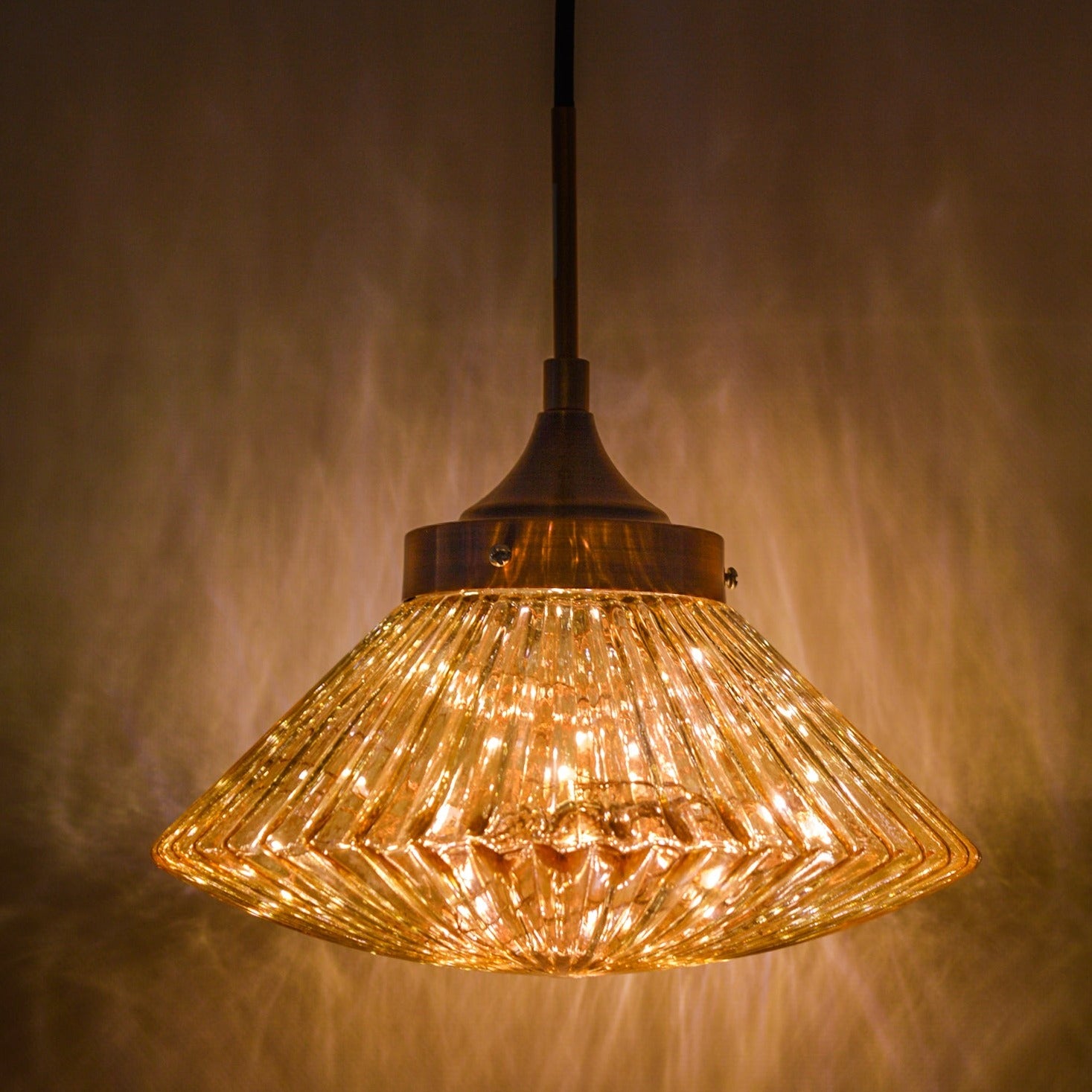 Gold Glass Pendant Ceiling Lights