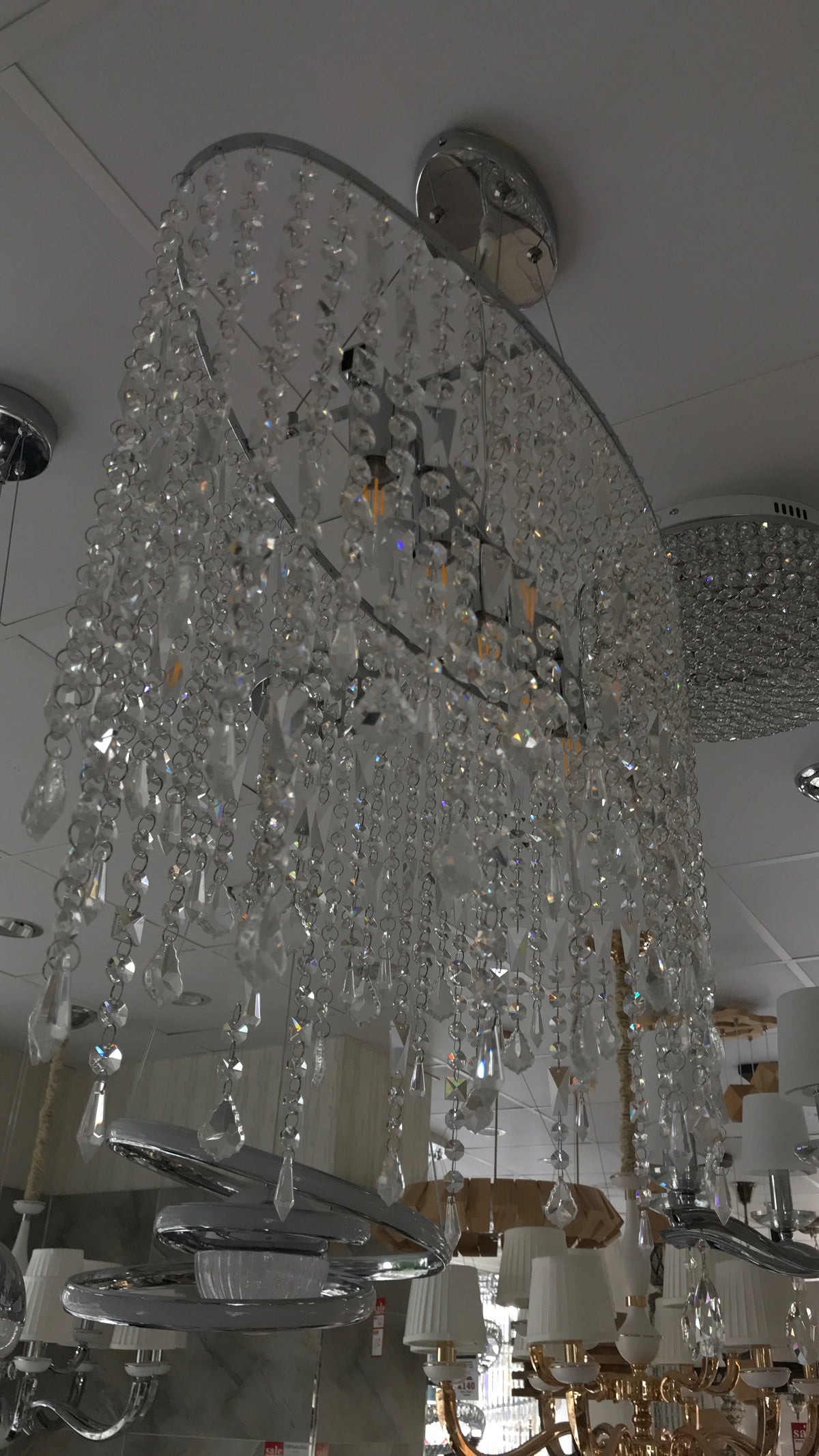 Waterfall Droplets Crystallic Light