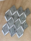 Light Grey Rhombus Mosaic Tile