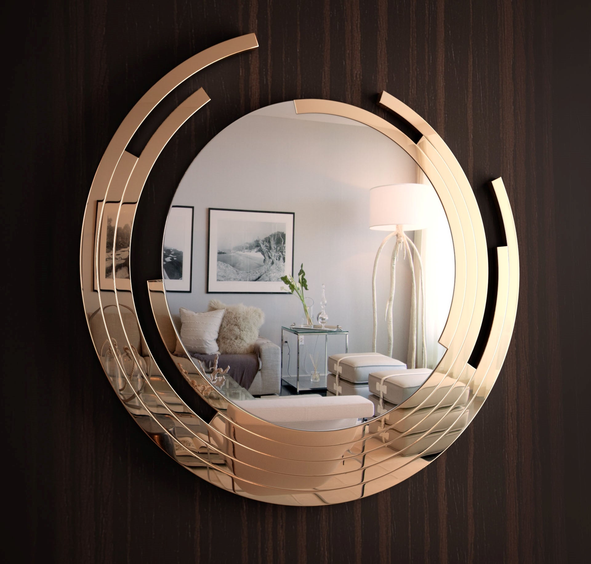 Turquoise Round Wall Mirror Living Room Peruvian Hanging - Etsy | Round  gold mirror, Sunburst mirror wall, Framed mirror wall
