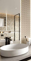 Black Mirror Stone Mosaic Tile