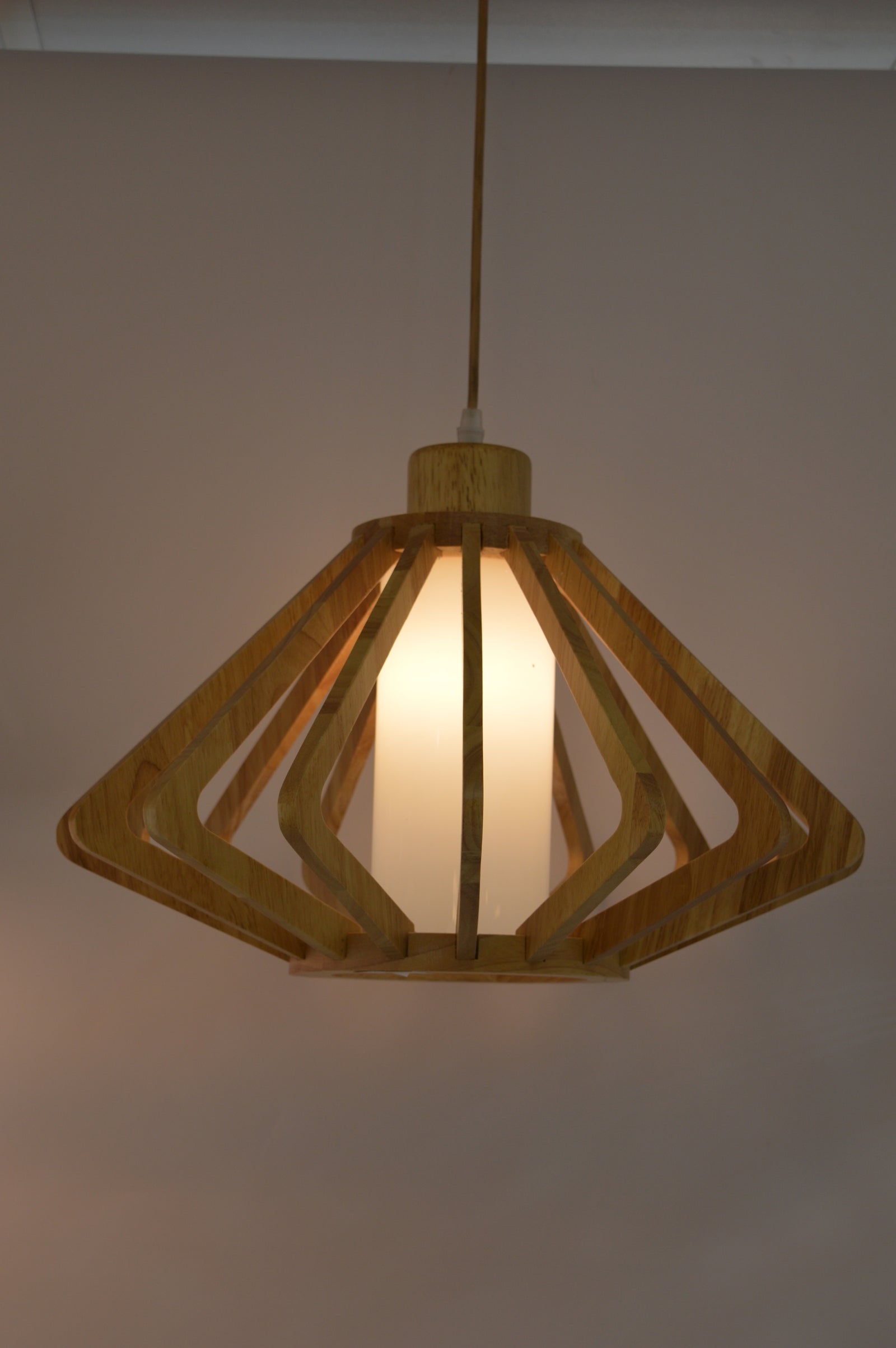 Triangle Wooden Pendant Lights