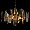 Crystallic Shield / Shielded Bulbs Modern Chandelier