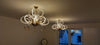 Gold Swirl Modern Yet Vintage Chandelier