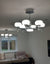 Pendant-Crystal Globs Staircase hanging Pendant Ceiling Light-2113-11CH/GD & 2113-7CH/GD-color changing & dimmable with remote control