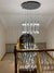 Long Drop Metallic Bars LED Incorporated Stair Pendant Lighting Chandelier-6139-10tubes, 12tubes 30 & 40tubes