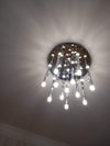 Long Drop Metallic Bars LED Incorporated Stair Pendant Lighting Chandelier-6139-10tubes, 12tubes 30 & 40tubes