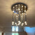 Long Drop Metallic Bars LED Incorporated Stair Pendant Lighting Chandelier-6139-10tubes, 12tubes 30 & 40tubes