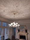 Crystallic Glitter Suspended Strong Golden / Silver Light