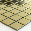 Mirrored Silver Metal Ceramic Mosaic Tile-300*300*8mm-11sheets-1m2