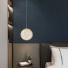 Pendant-Crystal Glass Pendant light with Rotating Ring-2010-1,3 & 5 rings(Rose Gold) with matching wall lights