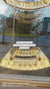 5 & 2 Layer Crystallic LED Chandeliers -Colour Changing Dimmable with Remote Control-5103-550 & 5103-550-5-Chrome & Gold