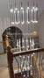 Long Drop Metallic Bars LED Incorporated Stair Pendant Lighting Chandelier-6139-10tubes, 12tubes 30 & 40tubes