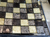 Black & Golden Leaf Glass Mosaic Tile-300*300*8mm-11sheets-1m2-Code: FO012