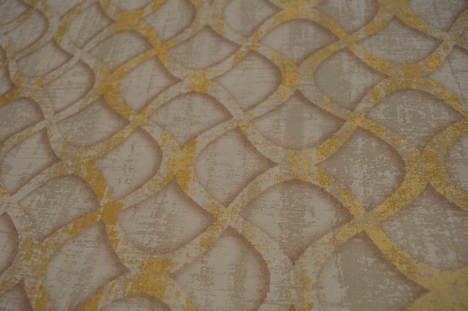 HAKAN AKKAYA II Wallpapers - DK.20192-1 Brown mix Gold texture